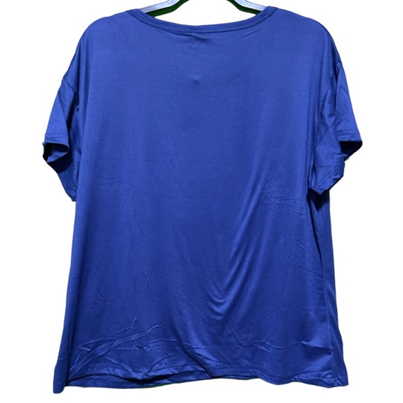 NWT Simply Southern Womens T-Shirt Shorts Pajama Set Pineapple Size XL Navy Blue - Picture 5 of 9